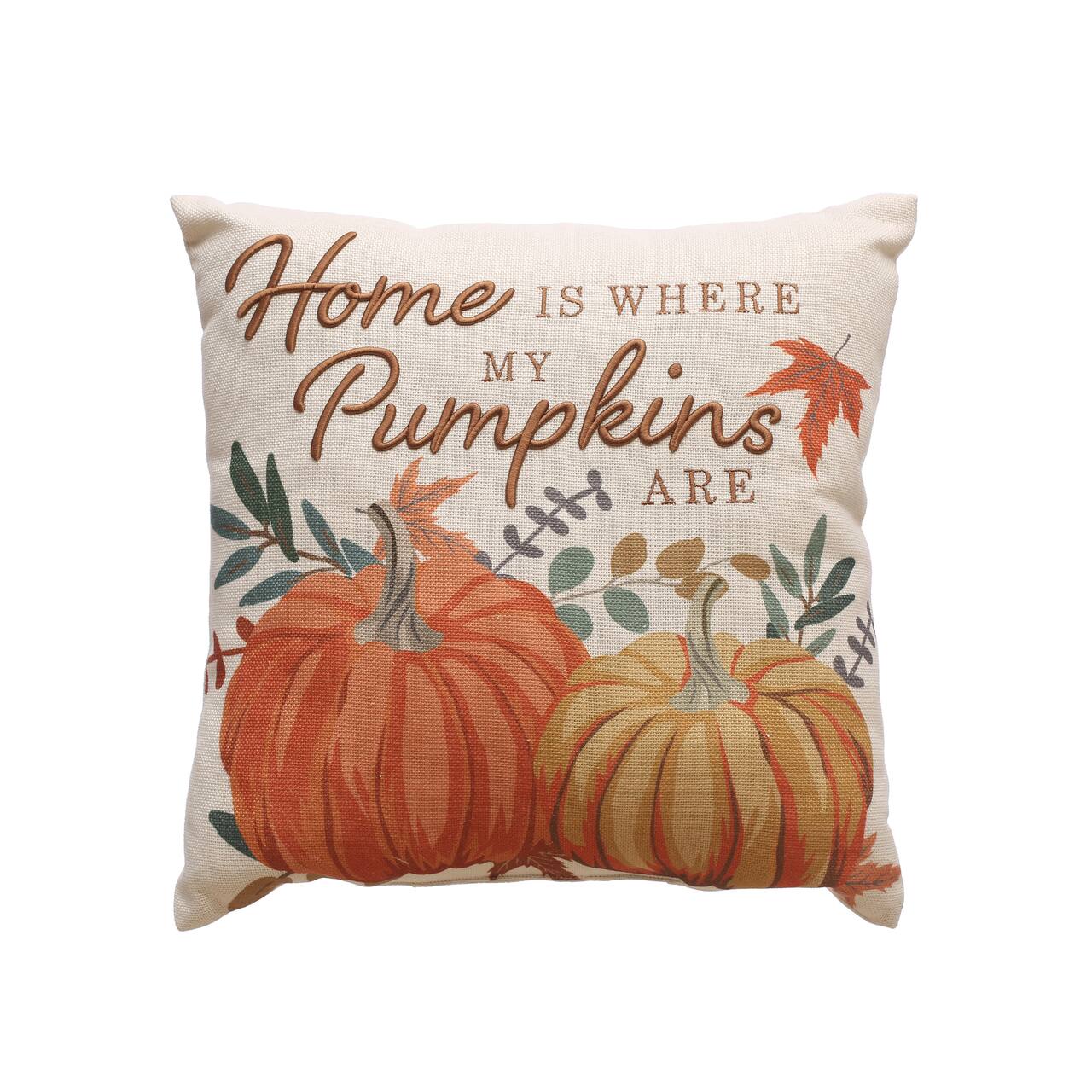 Home is Where the Pumpkins Are Throw Pillow by Ashland&#xAE;
